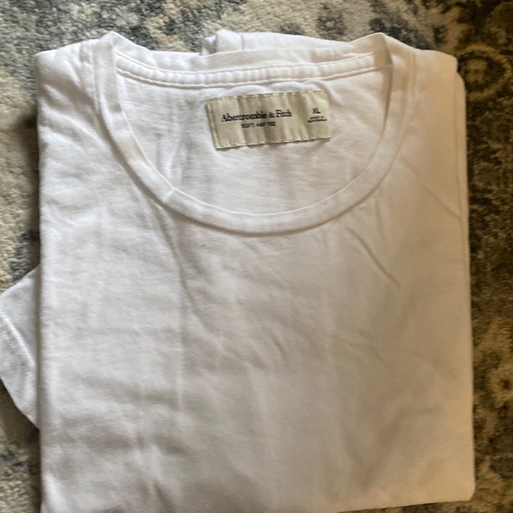 White Soft Abercrombie Tee